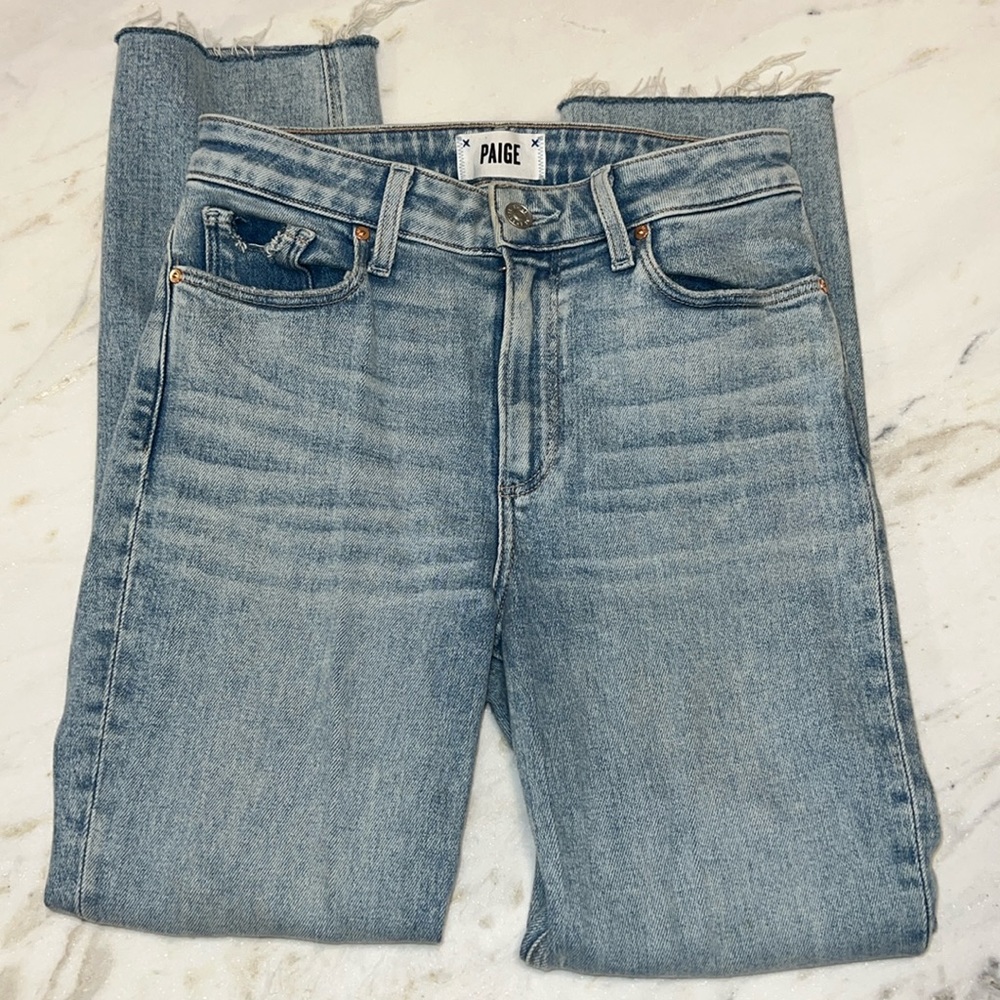 PAIGE Hoxton slim crop jeans size 26